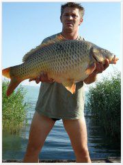 A Balatonon, Szntdnl IQ Baits-es Tintahallal fogott 16,2kg-os