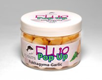 IQ Baits Fluoro Pop Up bojli z: Fokhagyma